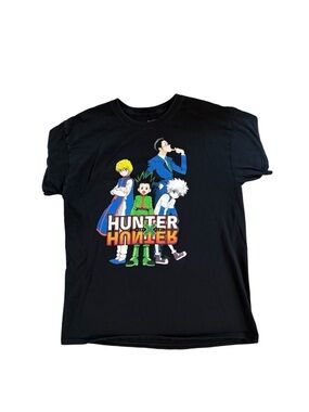 Men’s Hunter x Hunter Black Graphic T-Shirt Size Large